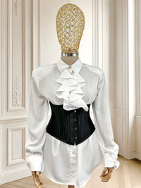 Corset negru cu șnur mărimea XS