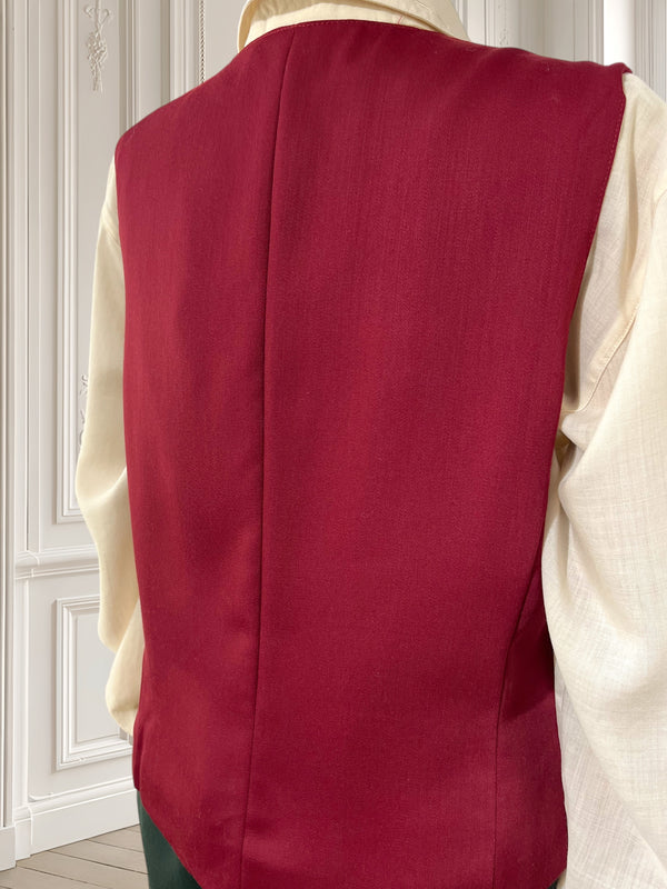 Vestă vintage din amestec de lână mărimea L