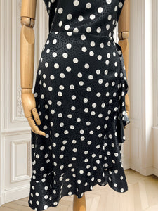 Rochie neagră cu buline mărimea M