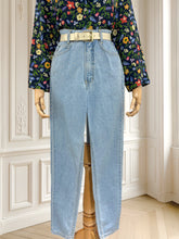 Încarcă imaginea în vizualizatorul Galerie, Jeans vintage cu talie înaltă mărimea XS
