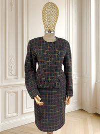 Costum din tweed de lână mărimea S