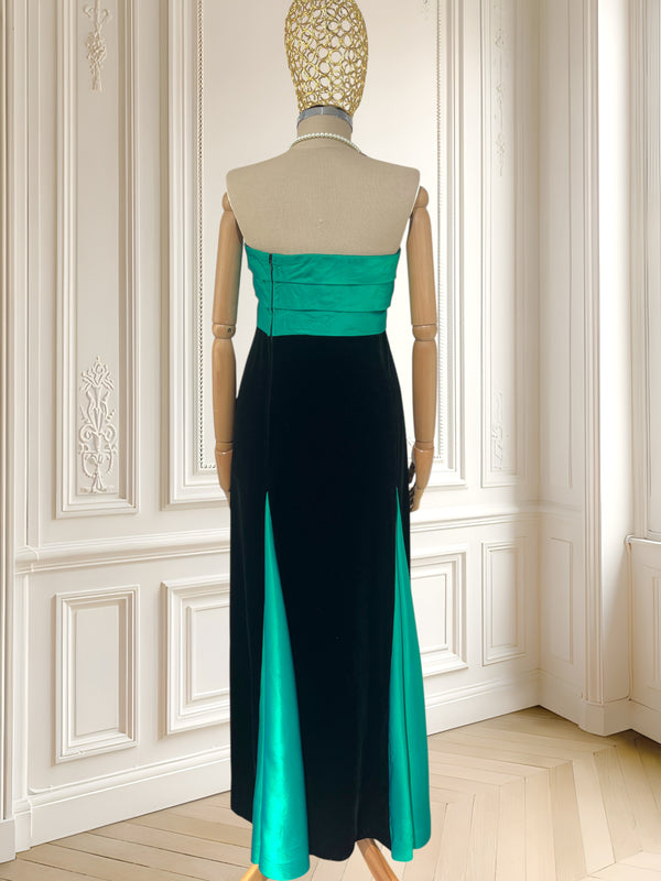 Rochie de seară din catifea mărimea L