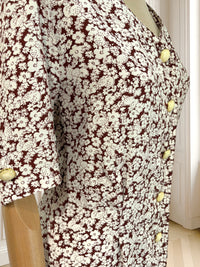 Rochie vintage din vâscoză mărimea XL
