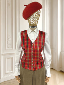 Vestă vintage cu nasturi metalici mărimea S
