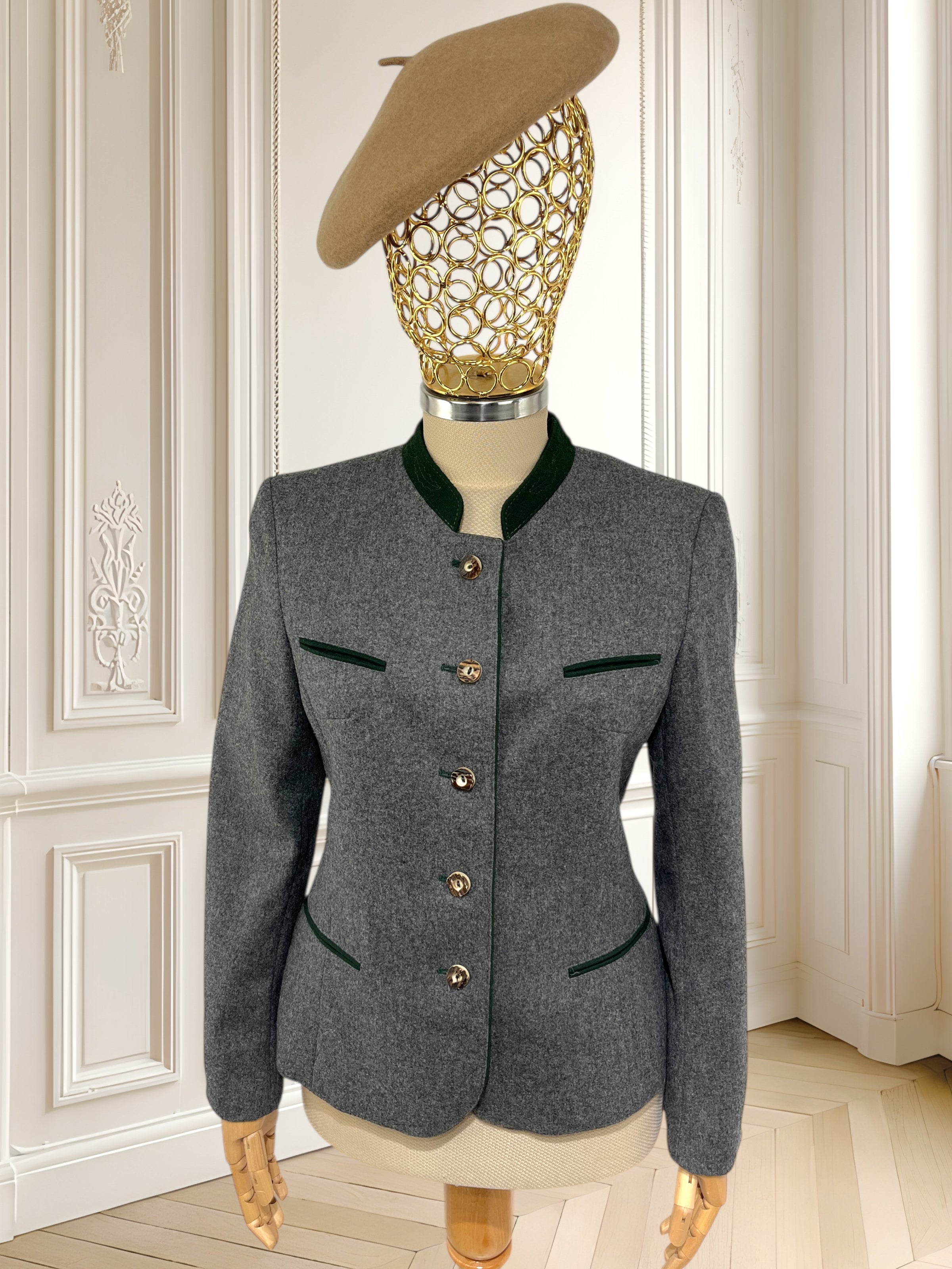 Sacou vintage din lână pură mărimea S