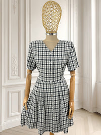 Rochie vintage din amestec de vâscoză mărimea M