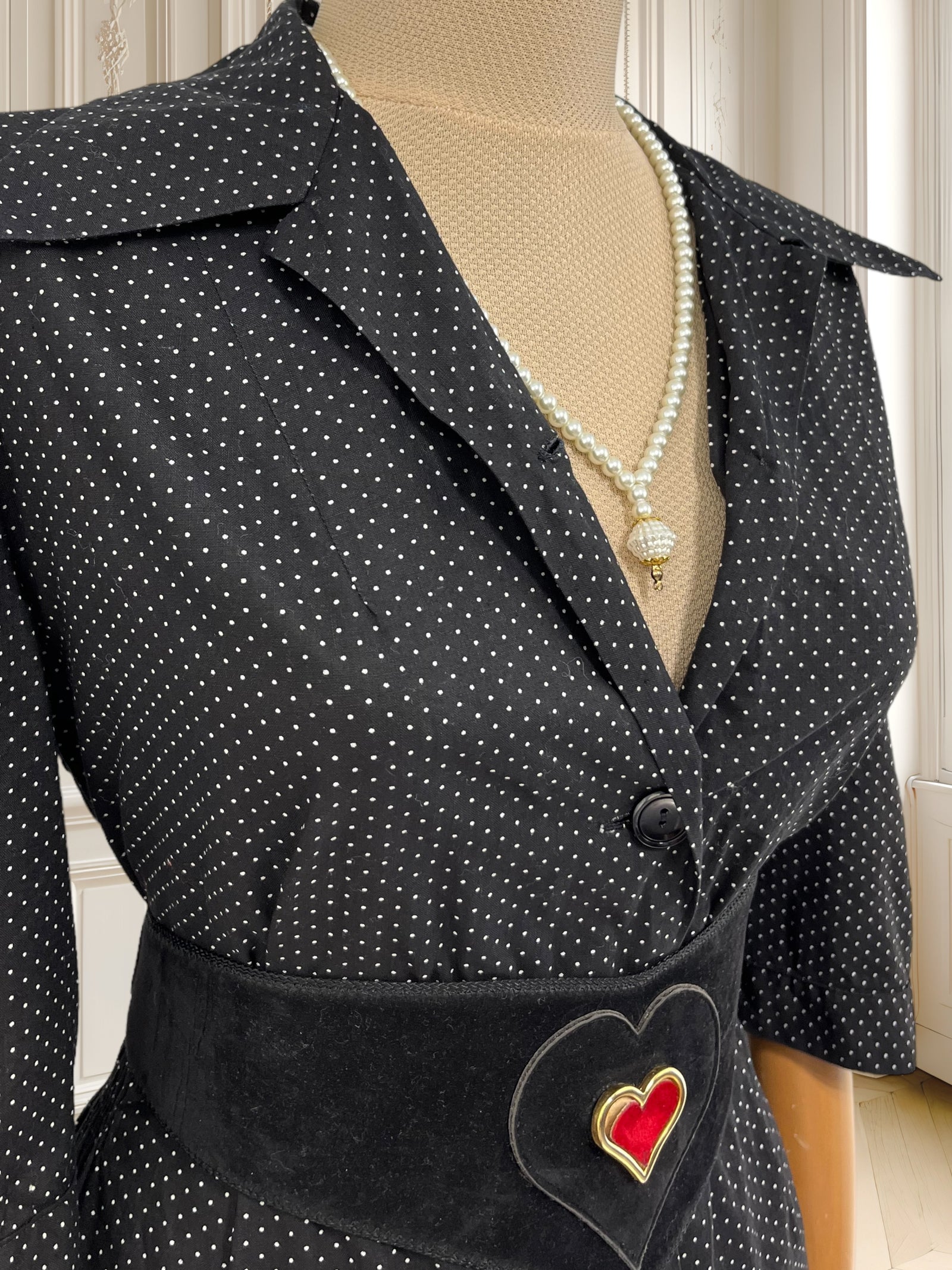 Rochie vintage din bumbac mărimea L