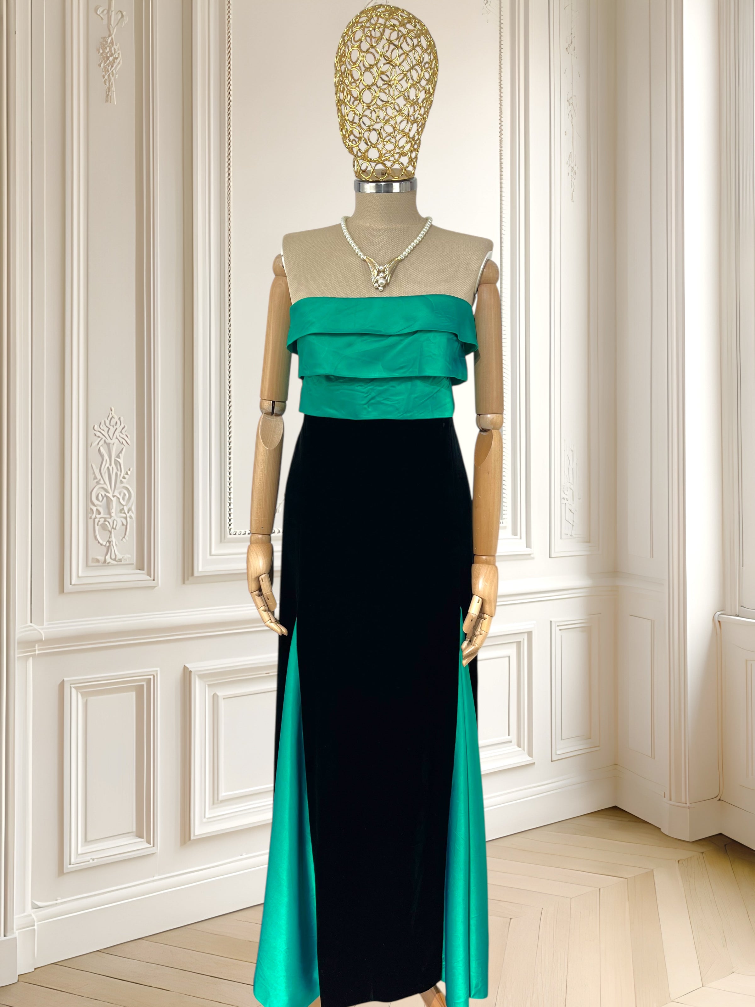 Rochie de seară din catifea mărimea L