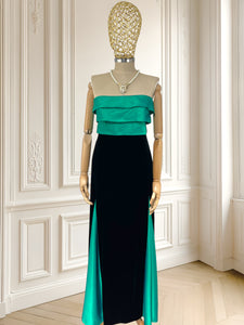 Rochie de seară din catifea mărimea L