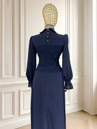 Rochie elegantă cu inserții de dantelă mărimea M
