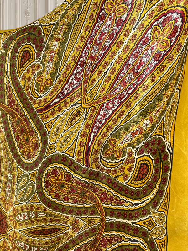 Eșarfă din mătase cu print paisley