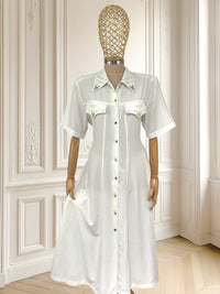 Rochie vintage din vâscoză mărimea L