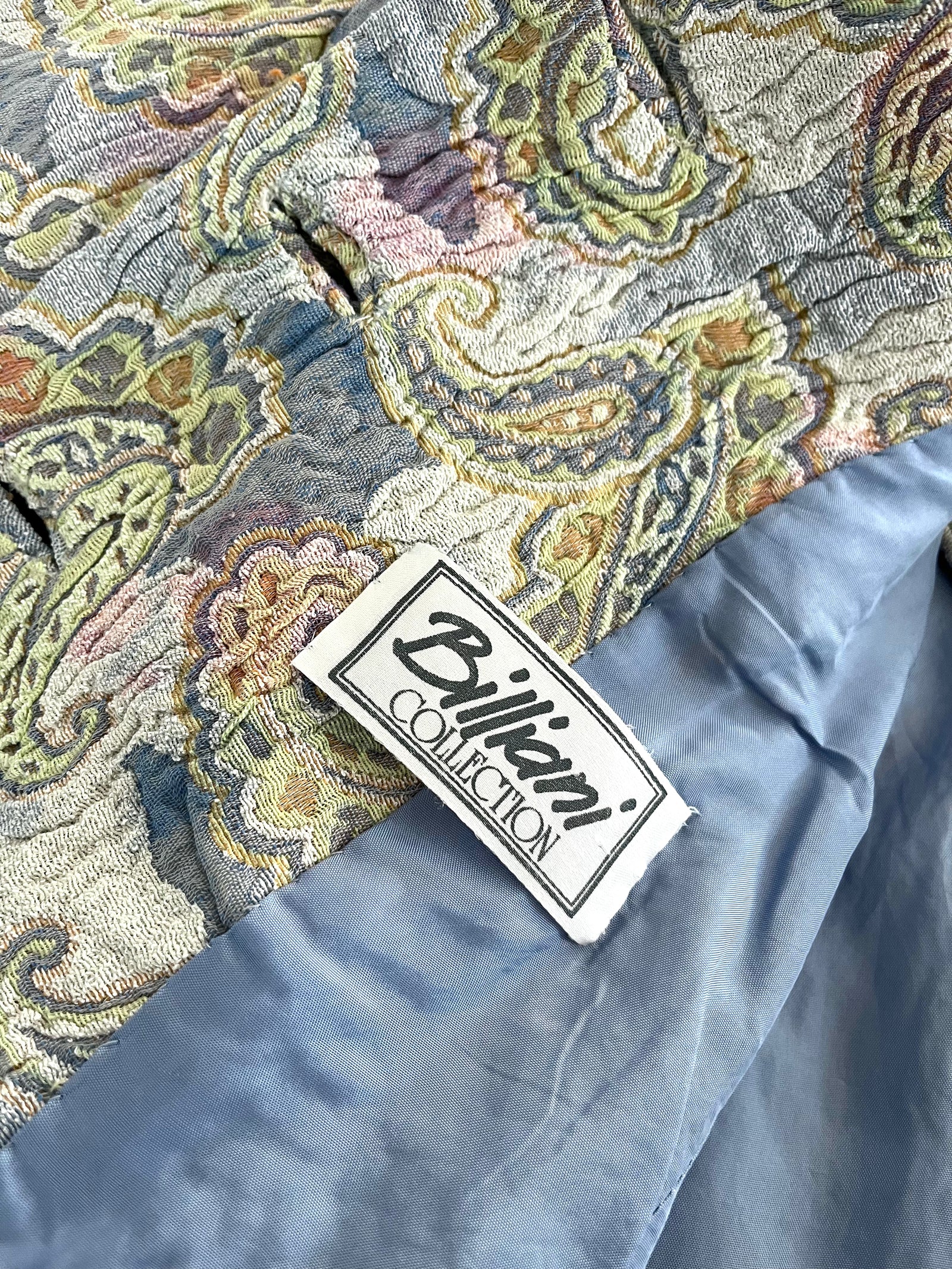 Sacou vintage din brocart mărimea L