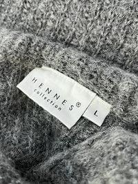 Pulover pufos din amestec de mohair mărimea L