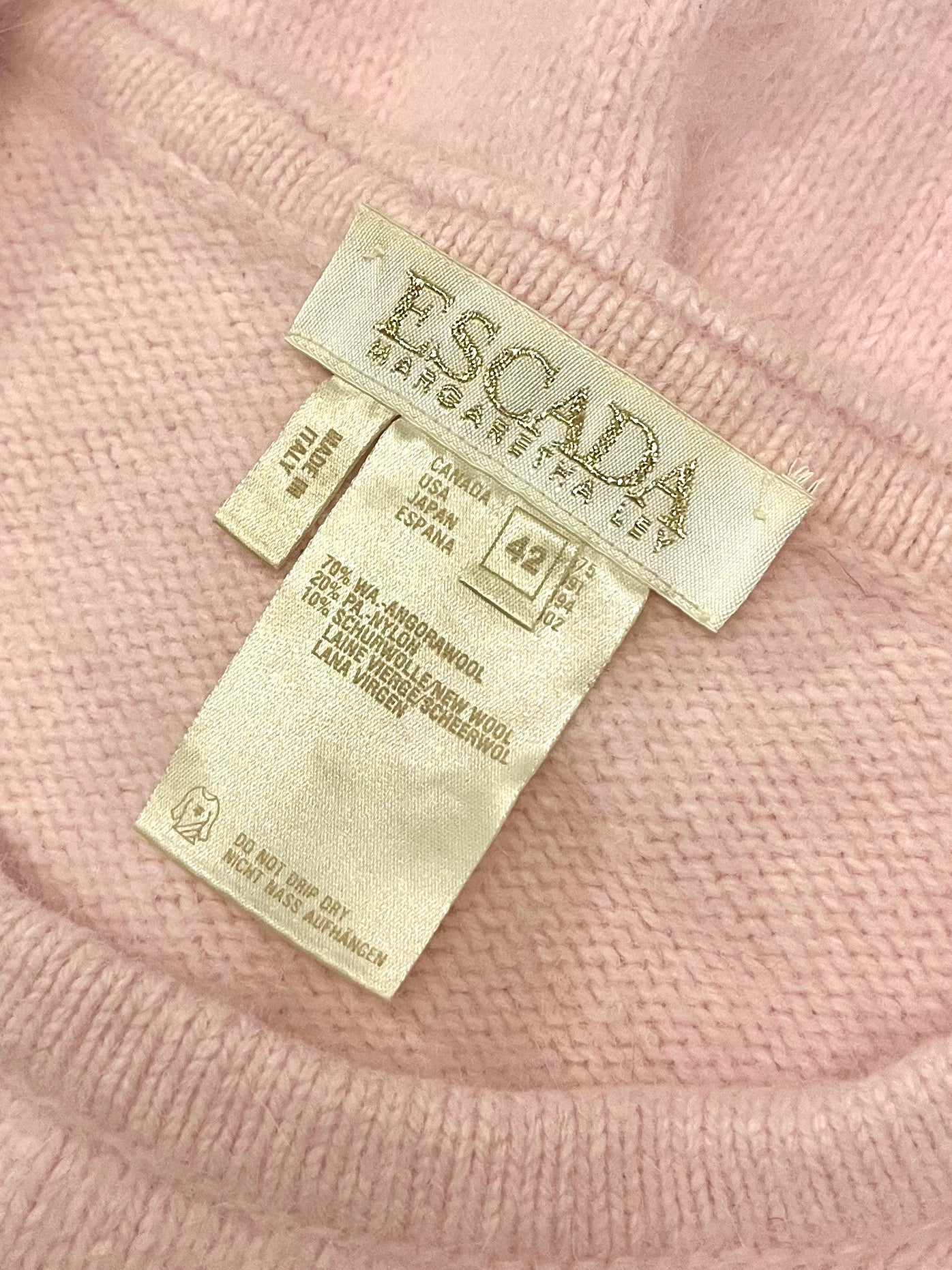 Set Escada din lână și angora mărimea M