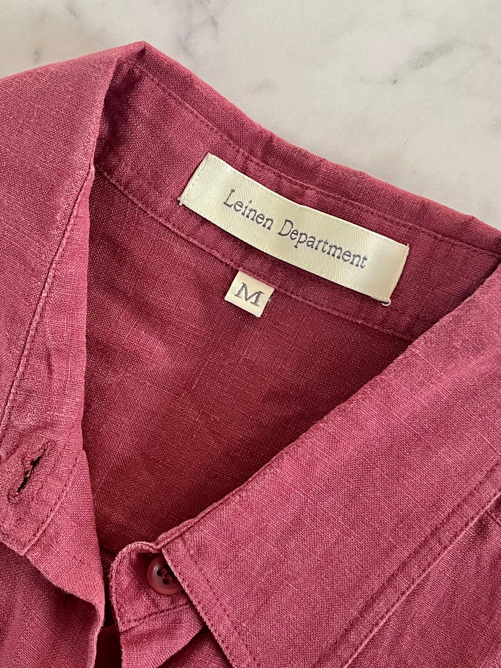 Cămașă vintage din in potrivită pentru M/L