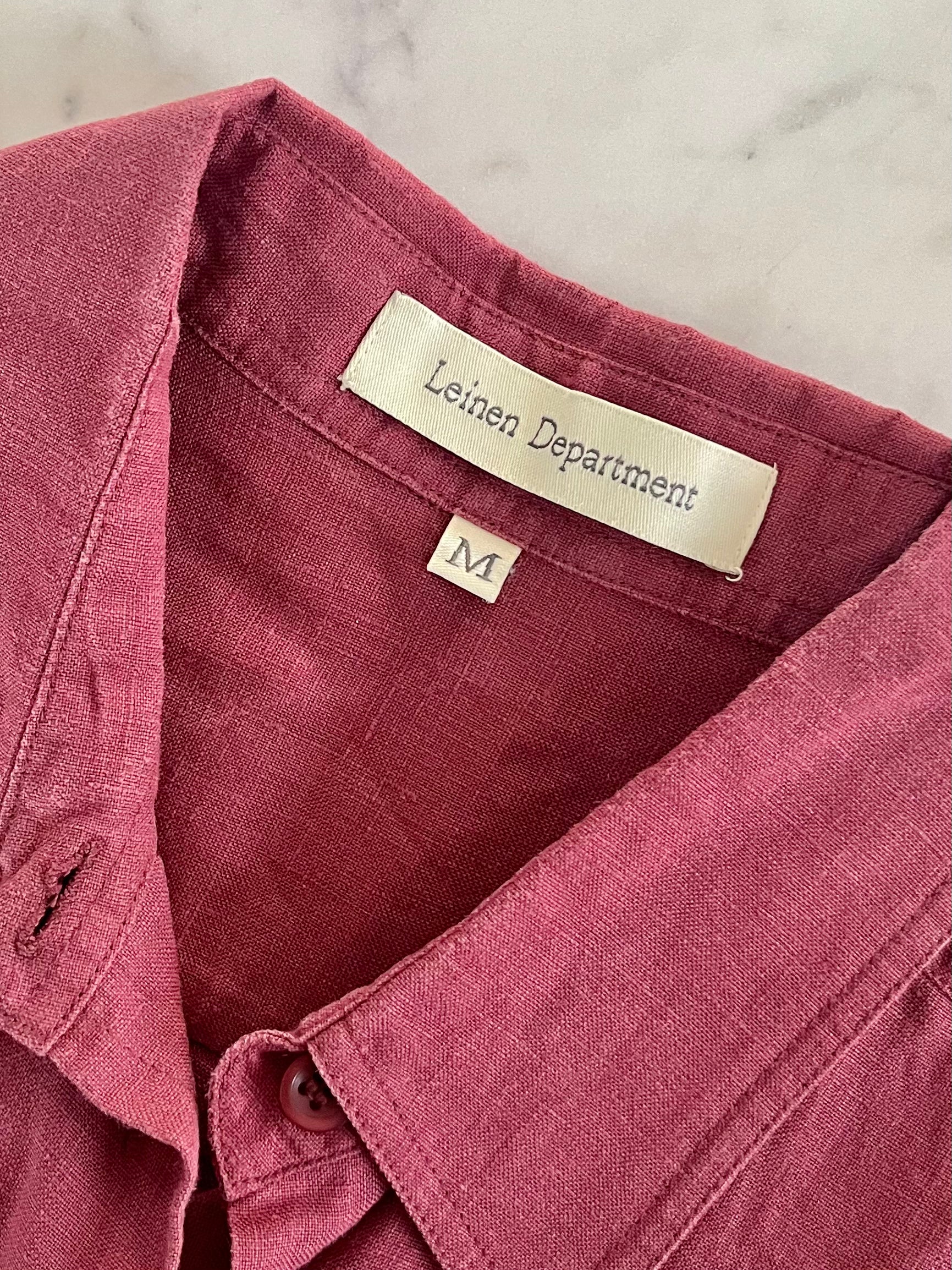 Cămașă vintage din in potrivită pentru M/L
