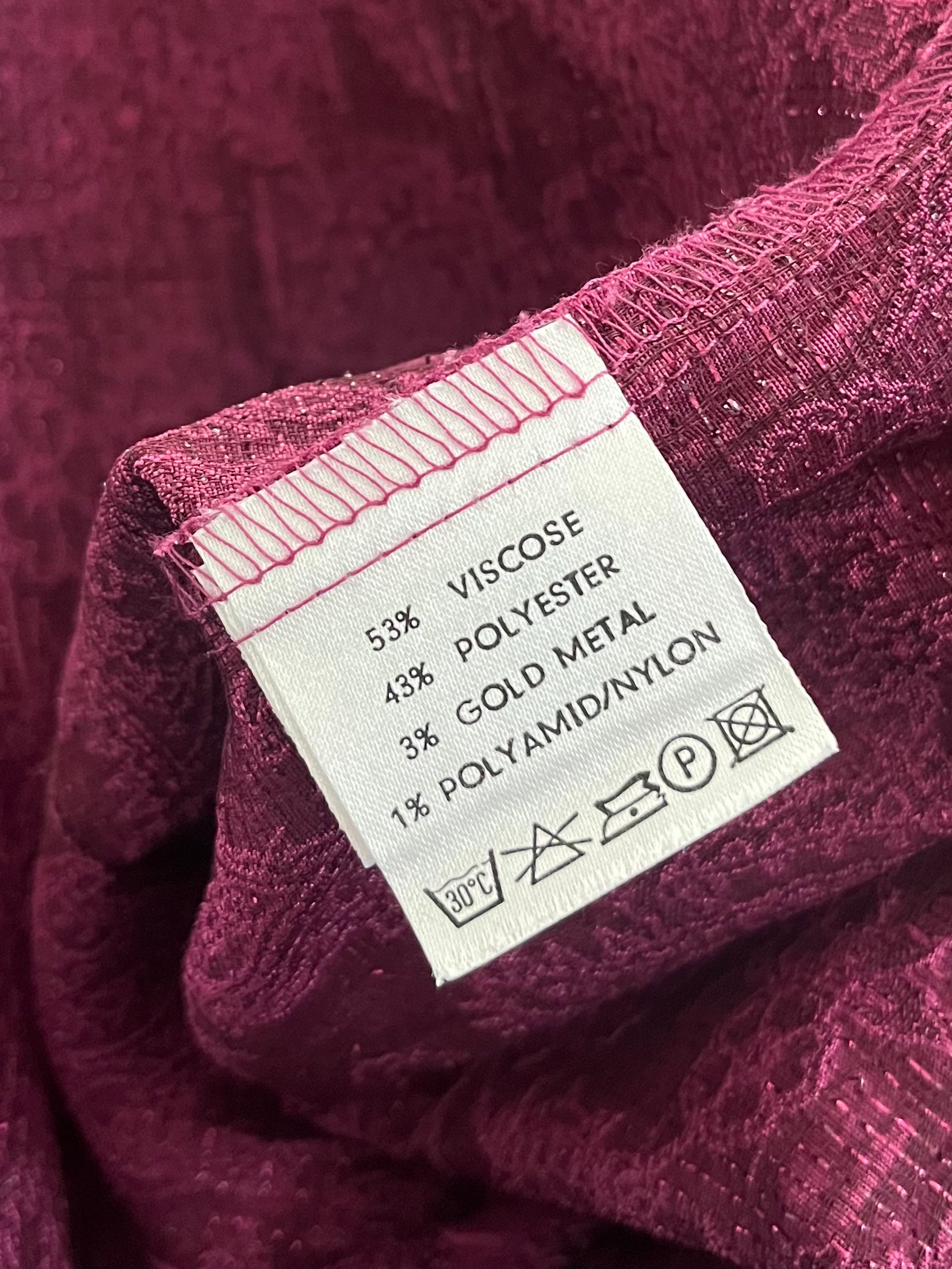 Sacou vintage din brocart mărimea L
