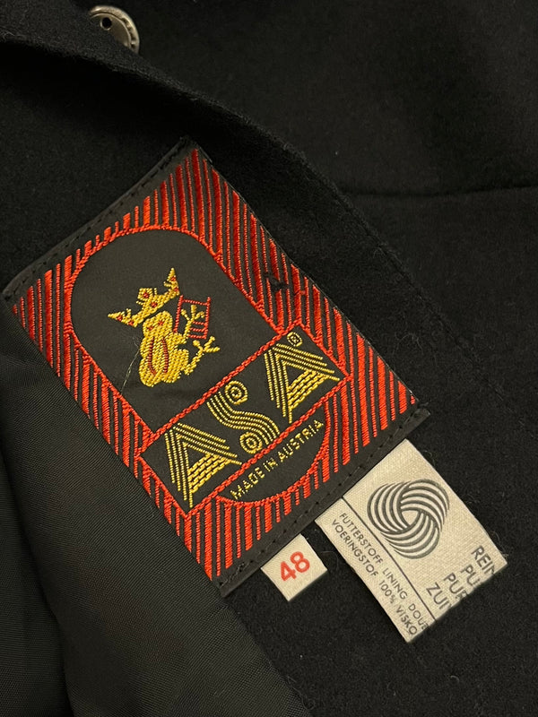 Sacou vintage din lână pură potrivit pentru L/XL
