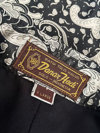 Cămașă din mătase satinată cu print paisley mărimea M