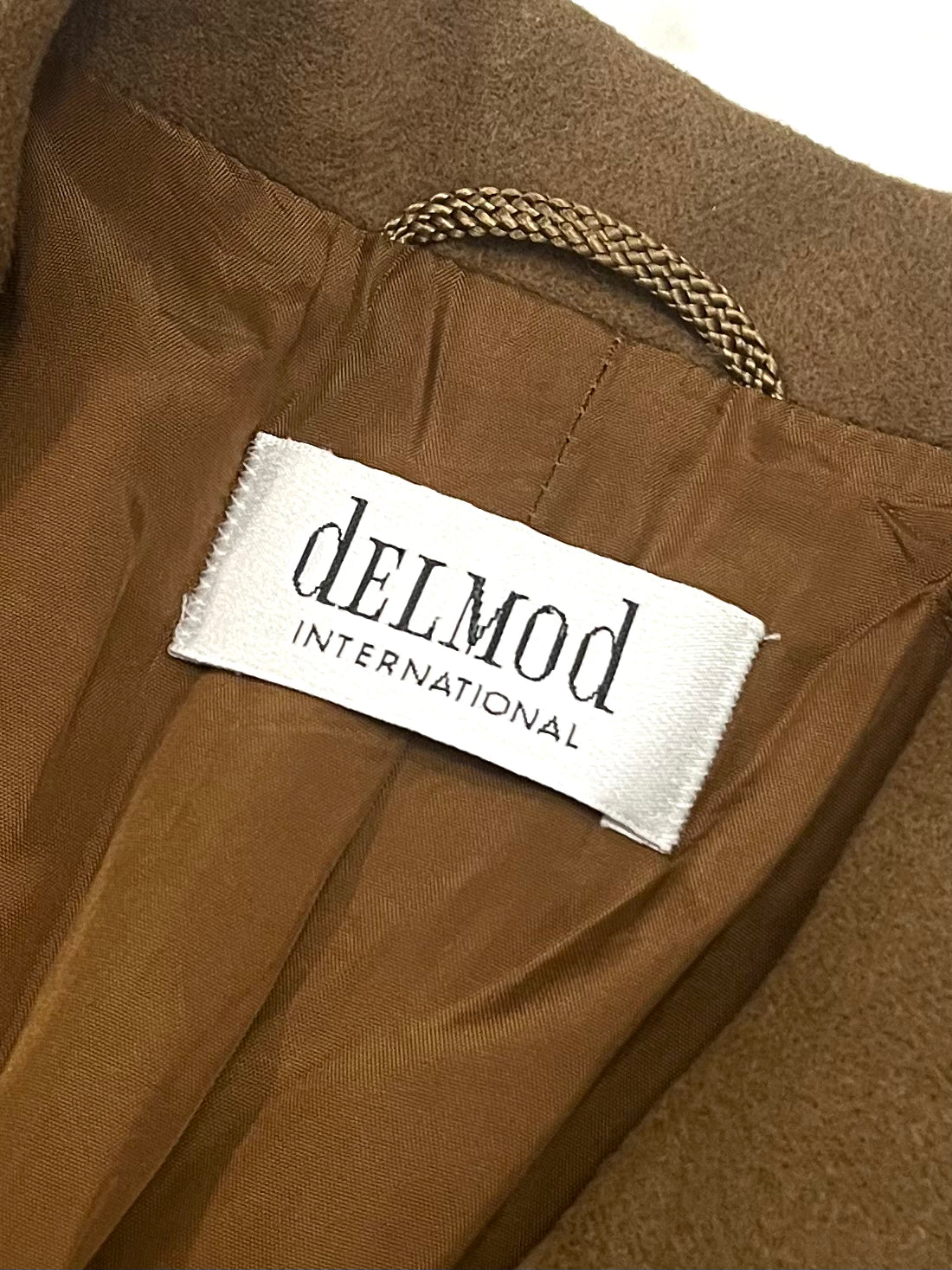 Sacou vintage din lână și angora potrivit pentru L/XL