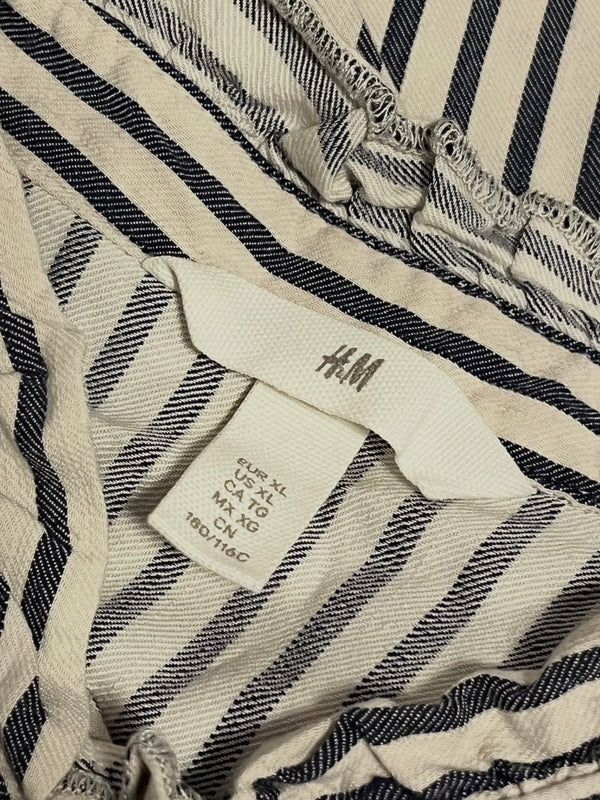 Cămașă în dungi din bumbac și vâscoză mărimea XL