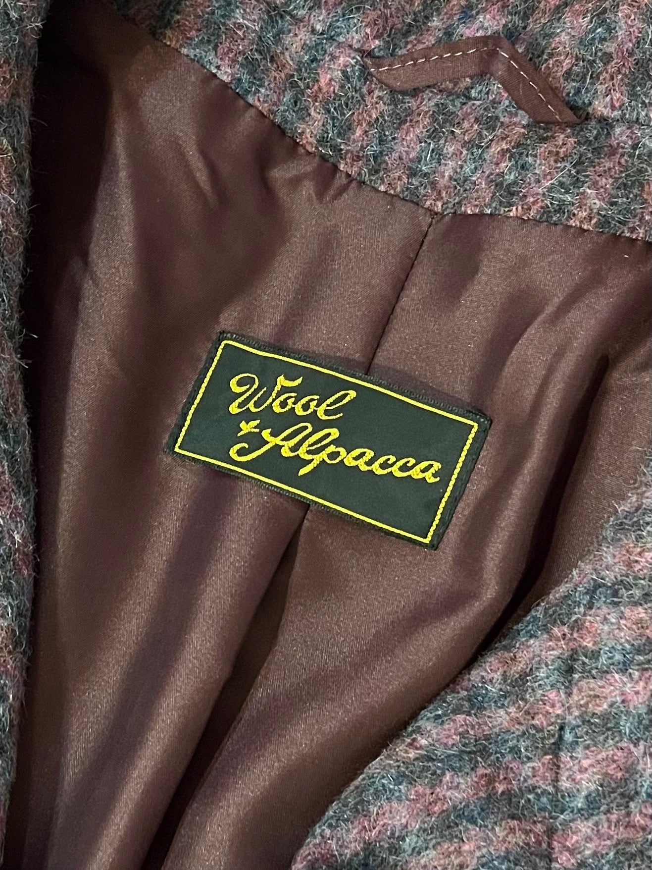 Palton vintage din mix de lână mărimea XL