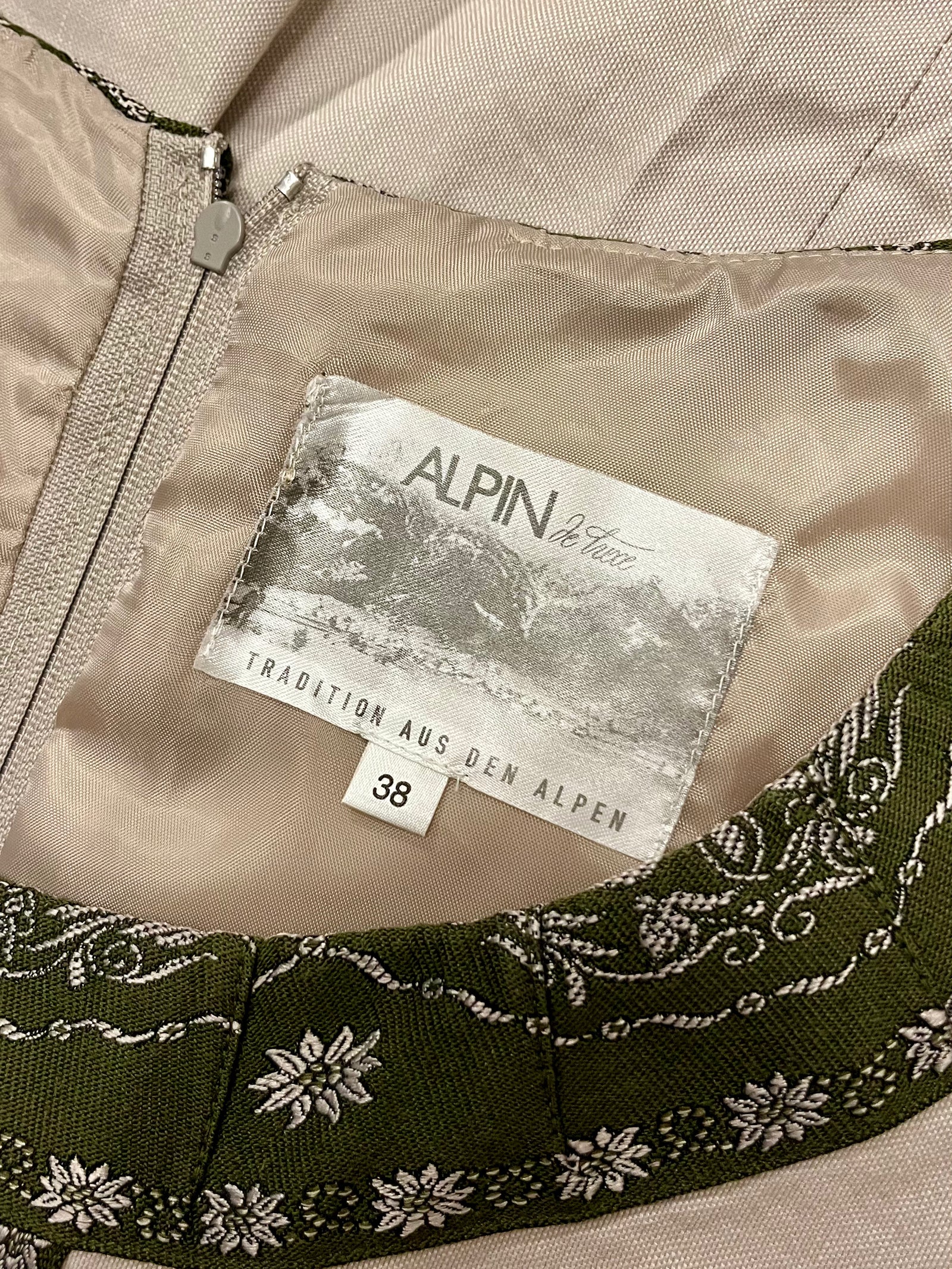 Rochie vintage din bumbac și in mărimea M