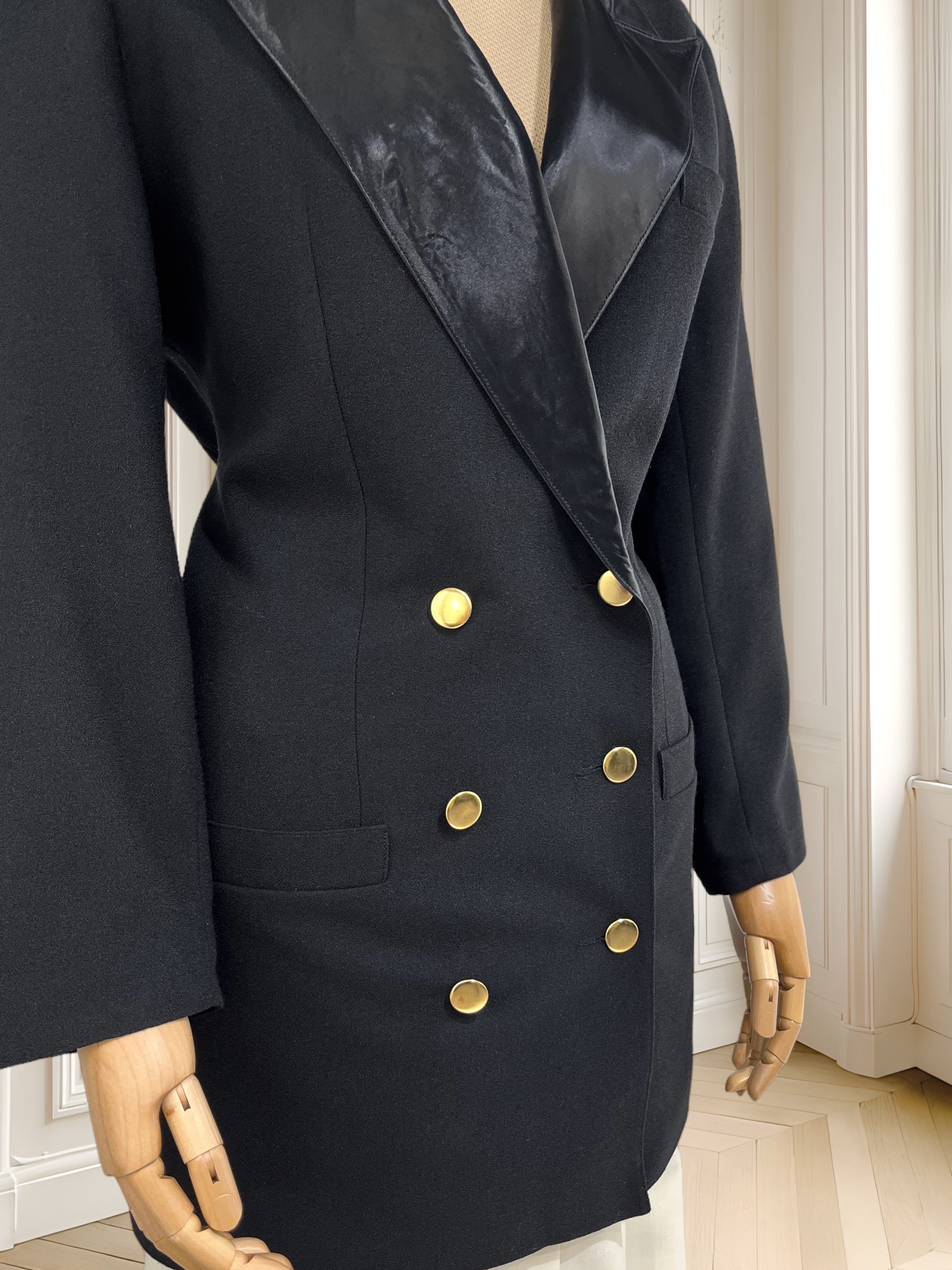 Sacou vintage elegant cu două rânduri de nasturi mărimea XS