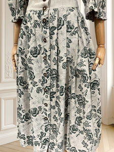 Rochie vintage din in mărimea M