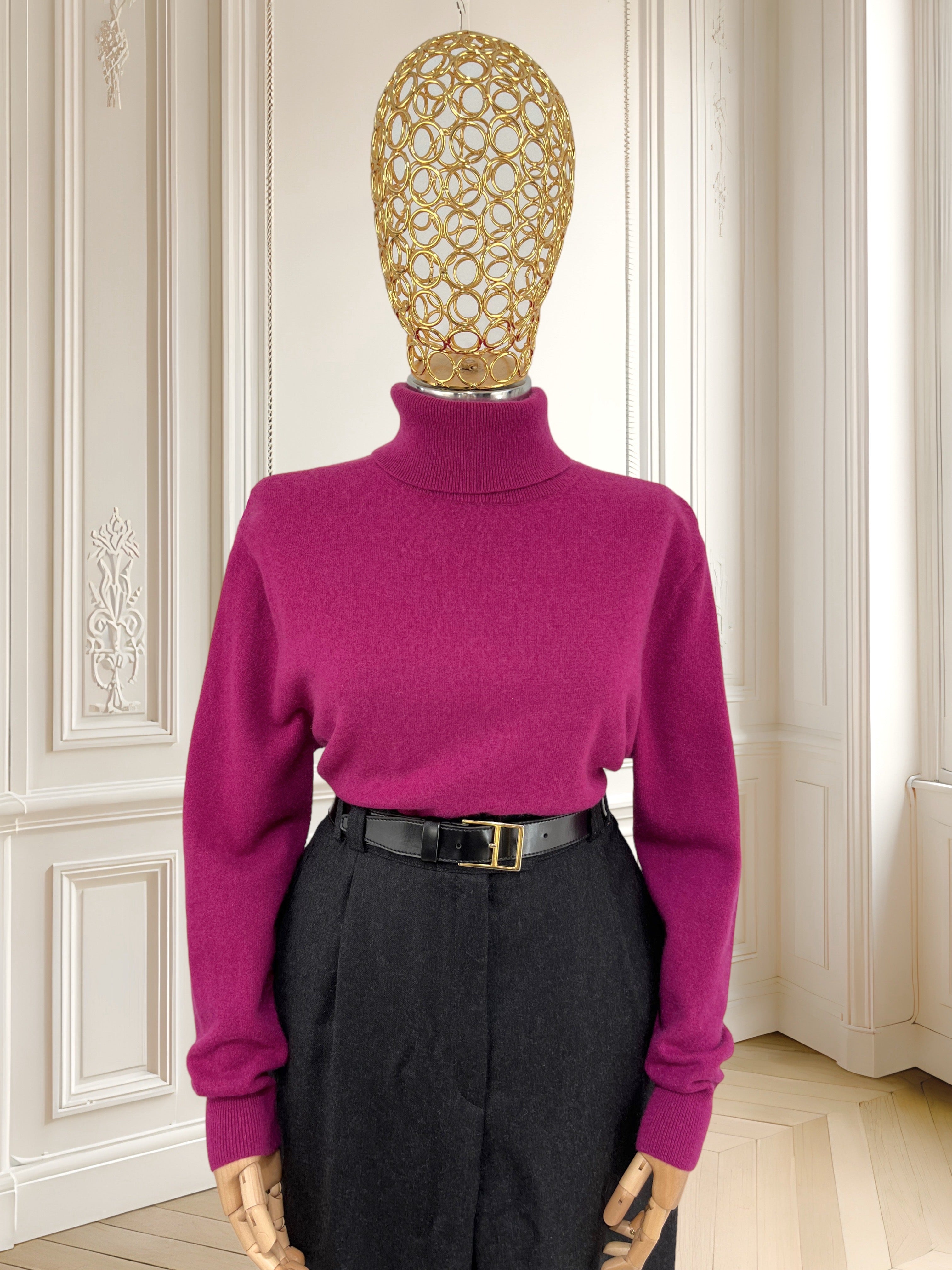 Maletă din cașmir pufos mărimea L