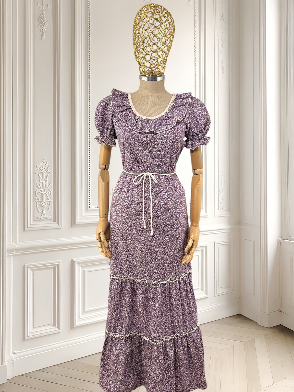 Rochie vintage din bumbac mărimea S