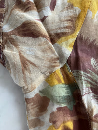 Rochie vintage din pânză fină de vâscoză potrivită pentru M/L