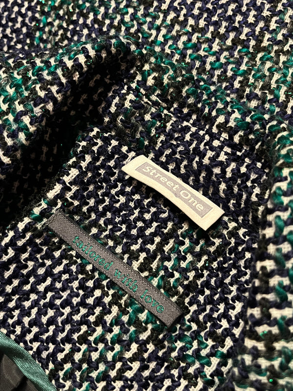 Sacou smart casual din tweed potrivit pentru XS/S