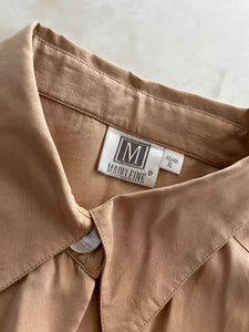 Cămașă supradimensionată din mătase potrivită pentru L/XL