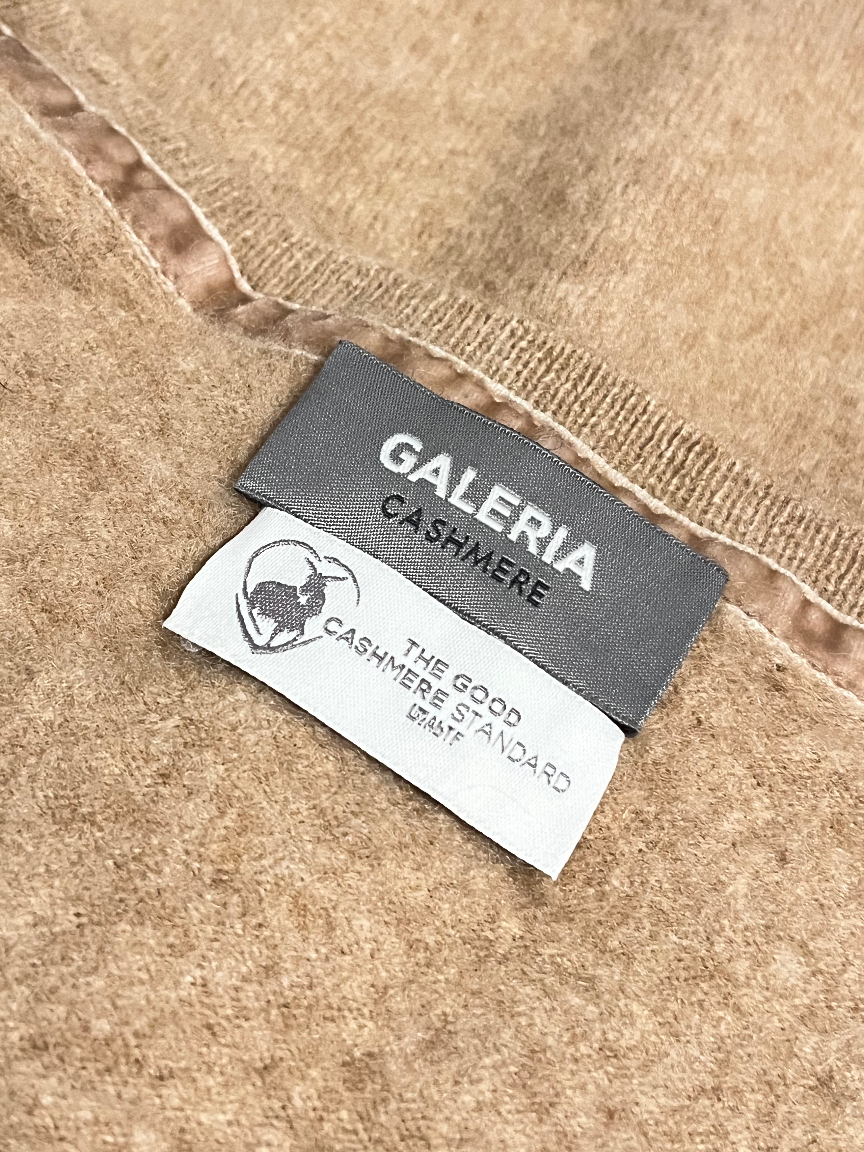 Bluză camel din cașmir potrivită pentru S/M