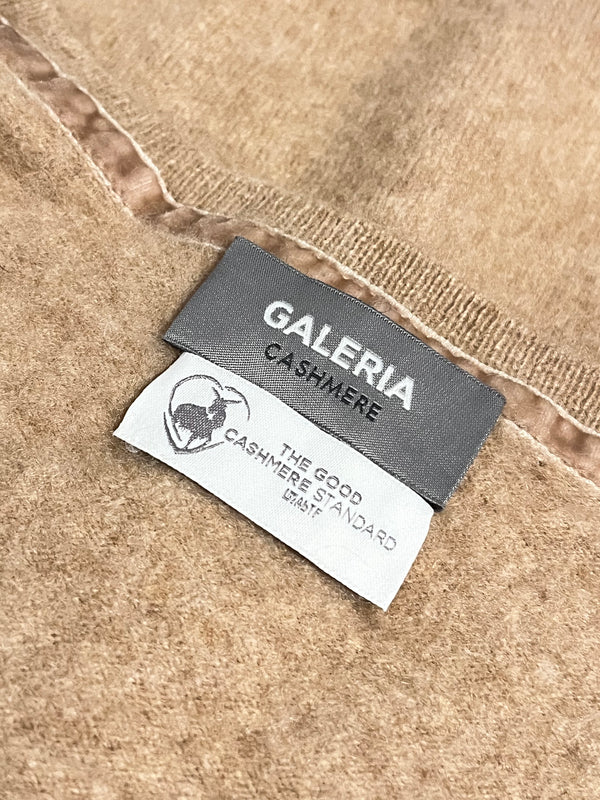 Bluză camel din cașmir potrivită pentru S/M