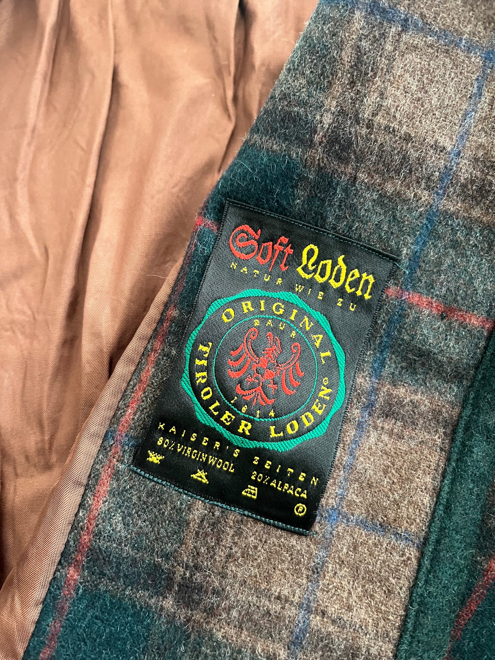 Sacou vintage din lână și alpaca mărimea XXL