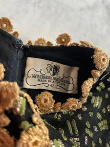 Rochie vintage din brocart mărimea M