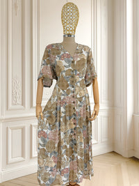Rochie pastelată din pânză fină de vâscoză mărimea XL