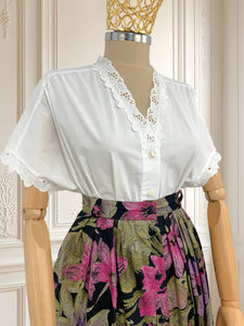 Cămașă vintage cu broderie mărimea XL