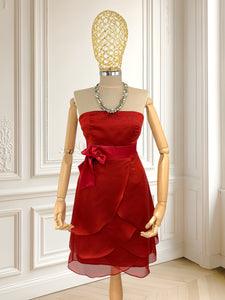 Rochie elegantă roșie mărimea S