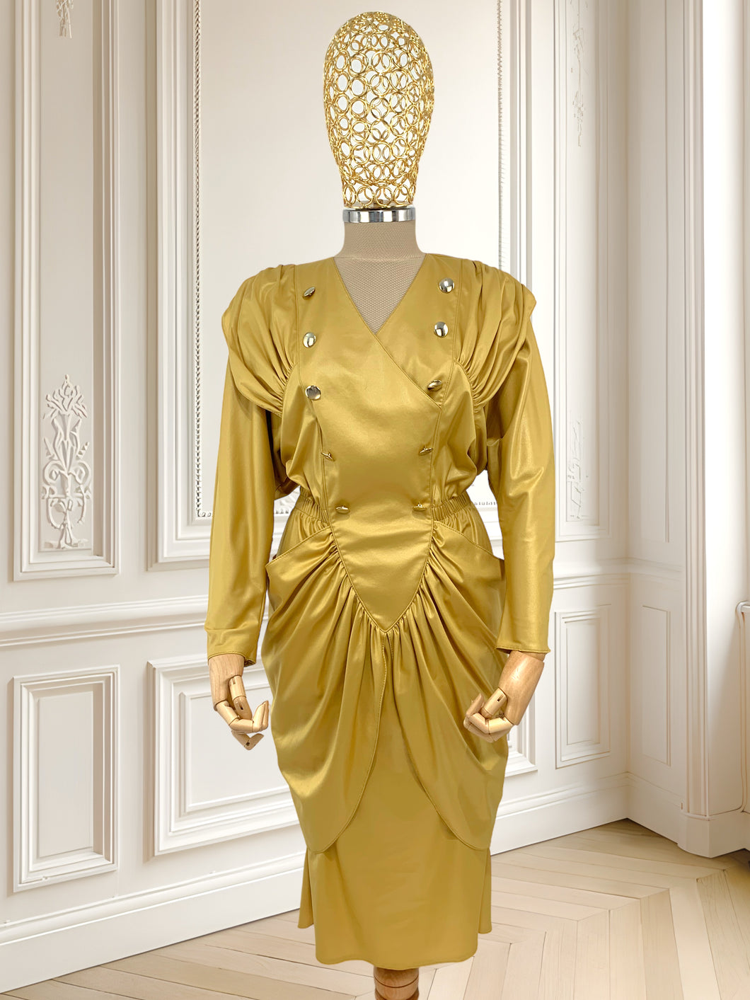Rochie drapată cu croi tip fluture mărimea M