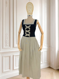 Rochie vintage din in mărimea M