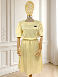 Rochie vintage galbenă mărimea L