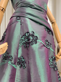 Rochie elegantă cu aspect cameleon mărimea M