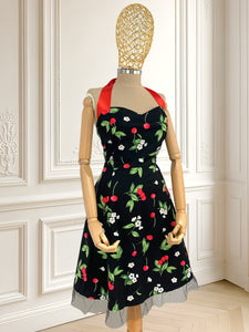 Rochie vintage cu flori de cireș mărimea M