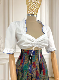 Crop top alb mărimea M