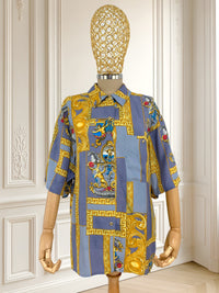 Cămașă vintage italienească potrivită pentru L/XL