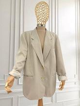 Încarcă imaginea în vizualizatorul Galerie, Sacou nude de primăvară mărimea XL
